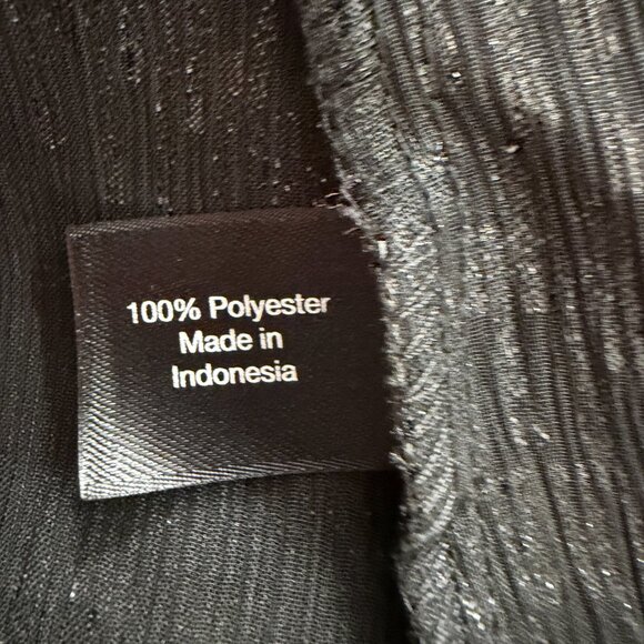 Lane Bryant  Plus Black Sheer Metallic Chevron Blouse Holiday– Women’s 18/20 - Picture 9 of 11